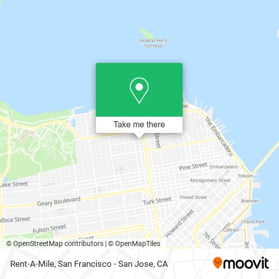 Rent-A-Mile map