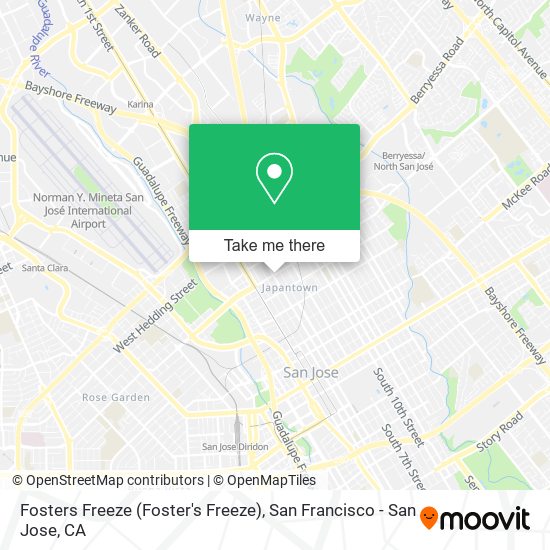 Mapa de Fosters Freeze (Foster's Freeze)