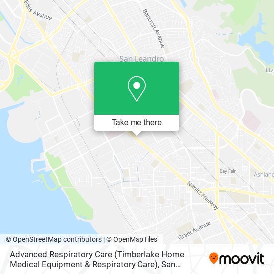 Mapa de Advanced Respiratory Care (Timberlake Home Medical Equipment & Respiratory Care)