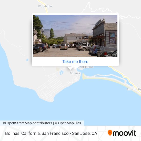 Mapa de Bolinas, California