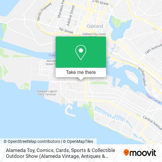 Alameda Toy, Comics, Cards, Sports & Collectible Outdoor Show map