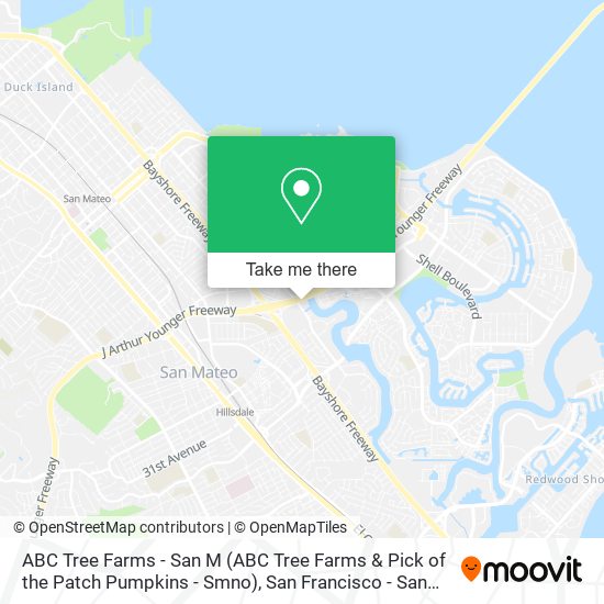 Mapa de ABC Tree Farms - San M (ABC Tree Farms & Pick of the Patch Pumpkins - Smno)