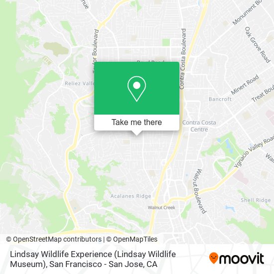 Lindsay Wildlife Experience (Lindsay Wildlife Museum) map