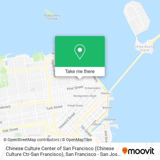 Chinese Culture Center of San Francisco (Chinese Culture Ctr-San Francisco) map