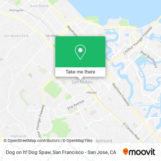 Mapa de Dog on It! Dog Spaw