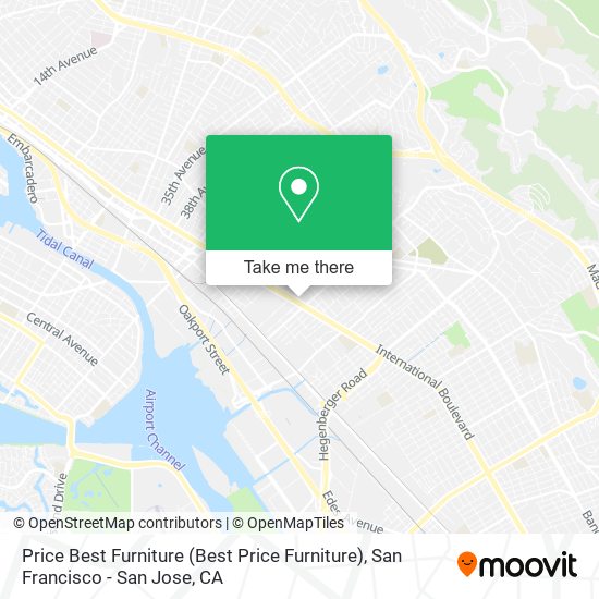 Price Best Furniture map