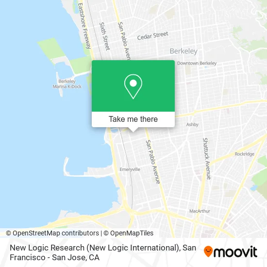 New Logic Research (New Logic International) map