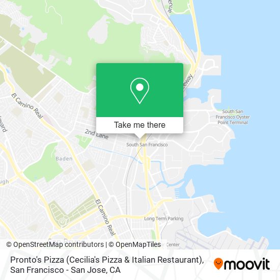 Pronto's Pizza (Cecilia's Pizza & Italian Restaurant) map