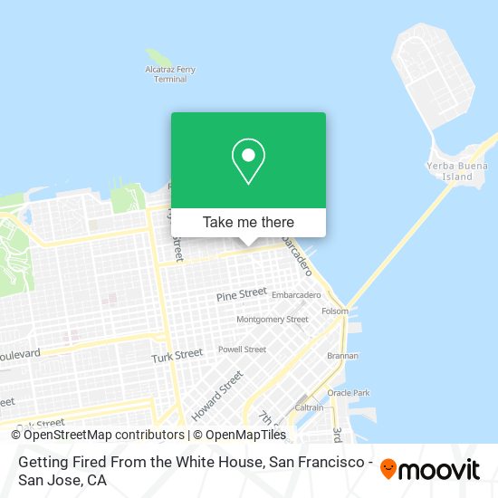 Getting Fired From the White House map