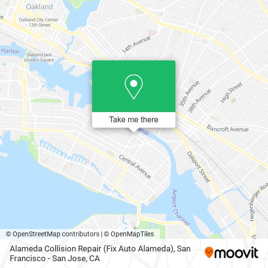 Alameda Collision Repair (Fix Auto Alameda) map