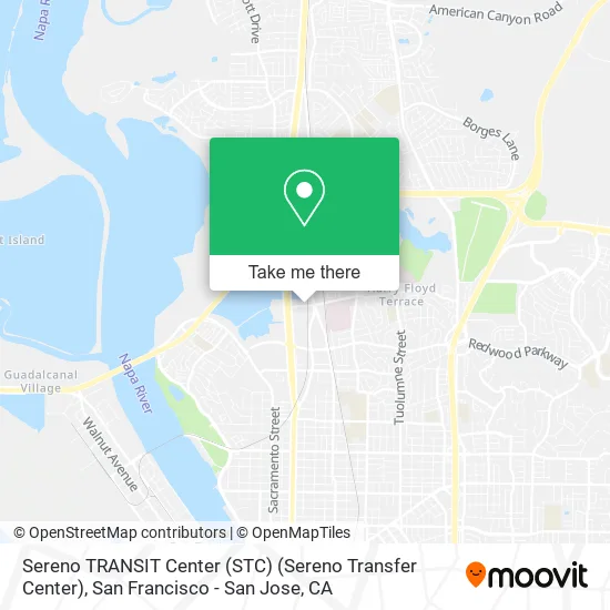 Sereno TRANSIT Center (STC) (Sereno Transfer Center) map