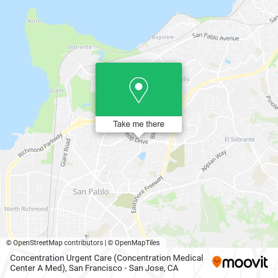 Concentration Urgent Care (Concentration Medical Center A Med) map