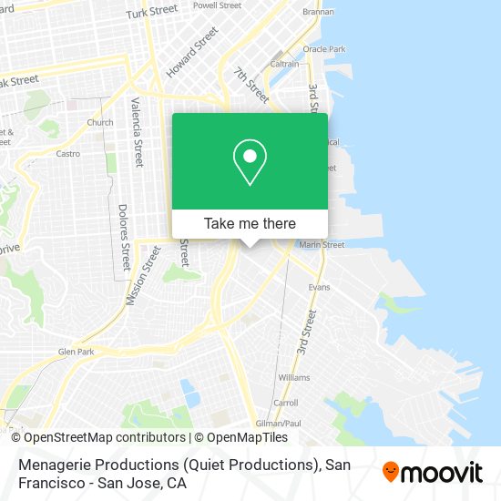 Mapa de Menagerie Productions (Quiet Productions)