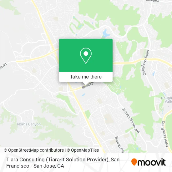 Mapa de Tiara Consulting (Tiara-It Solution Provider)