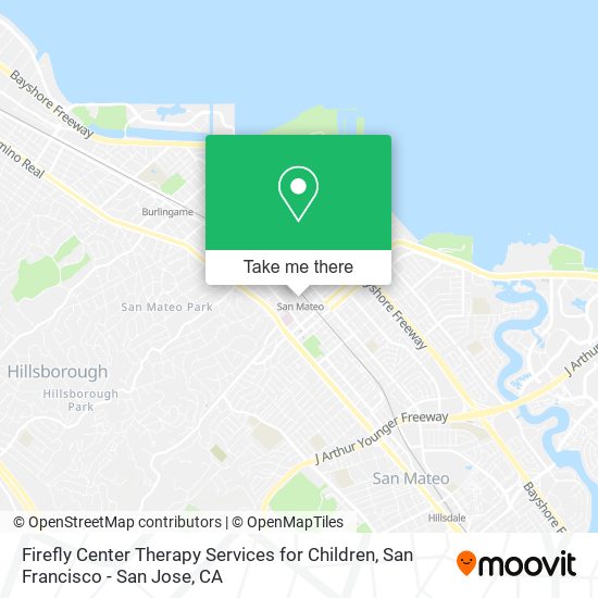 Mapa de Firefly Center Therapy Services for Children