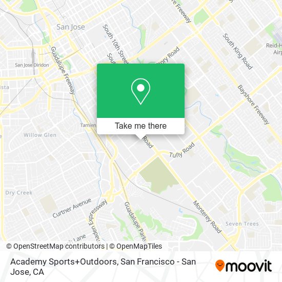 Mapa de Academy Sports+Outdoors