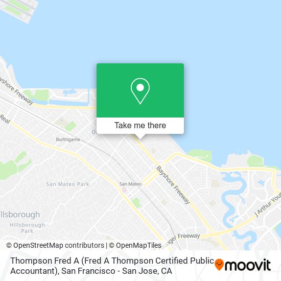 Mapa de Thompson Fred A (Fred A Thompson Certified Public Accountant)