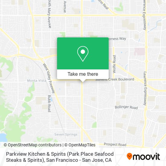 Parkview Kitchen & Spirits (Park Place Seafood Steaks & Spirits) map