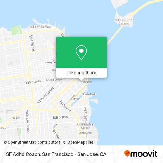 SF Adhd Coach map