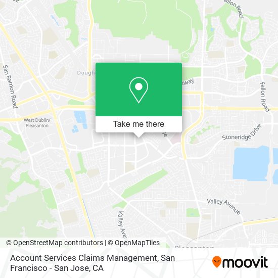 Mapa de Account Services Claims Management