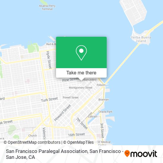 Mapa de San Francisco Paralegal Association