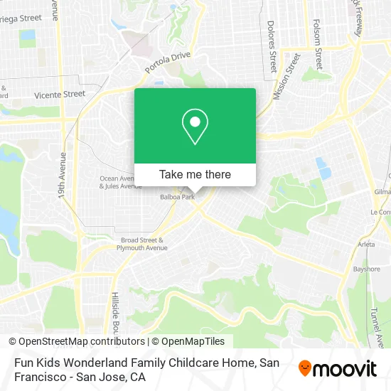 Mapa de Fun Kids Wonderland Family Childcare Home