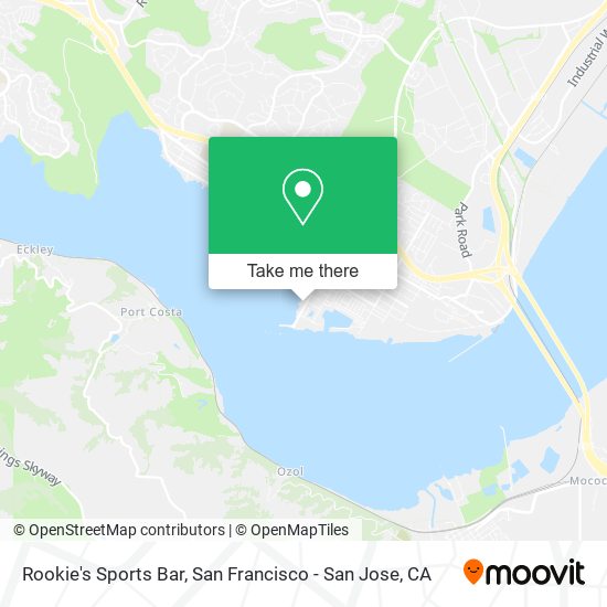 Rookie's Sports Bar map