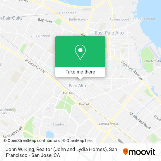 Mapa de John W. King, Realtor (John and Lydia Homes)
