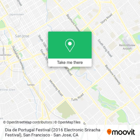 Dia de Portugal Festival (2016 Electronic Sriracha Festival) map