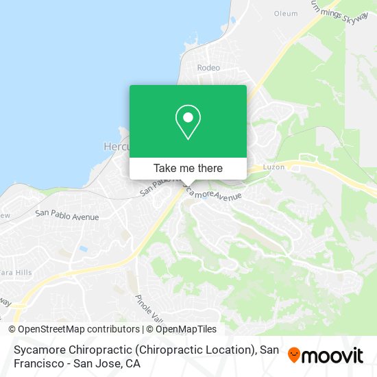 Sycamore Chiropractic (Chiropractic Location) map