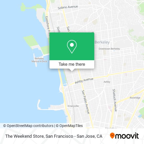 The Weekend Store map