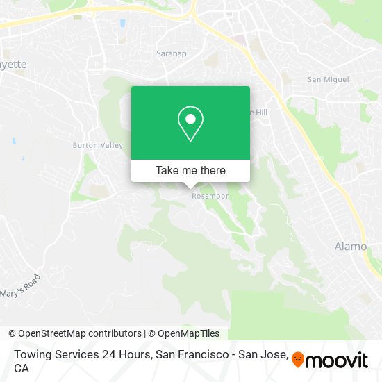 Mapa de Towing Services 24 Hours