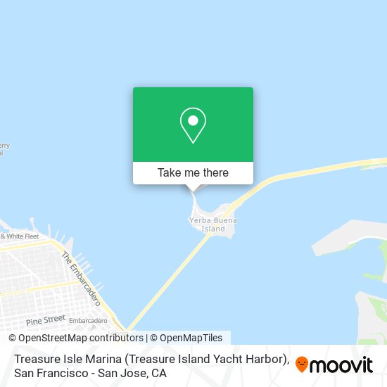 Mapa de Treasure Isle Marina (Treasure Island Yacht Harbor)