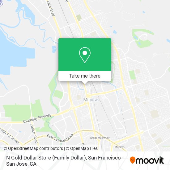 N Gold Dollar Store (Family Dollar) map