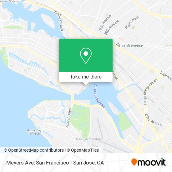 Mapa de Meyers Ave