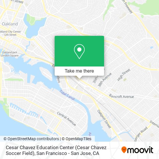 Mapa de Cesar Chavez Education Center (Cesar Chavez Soccer Field)