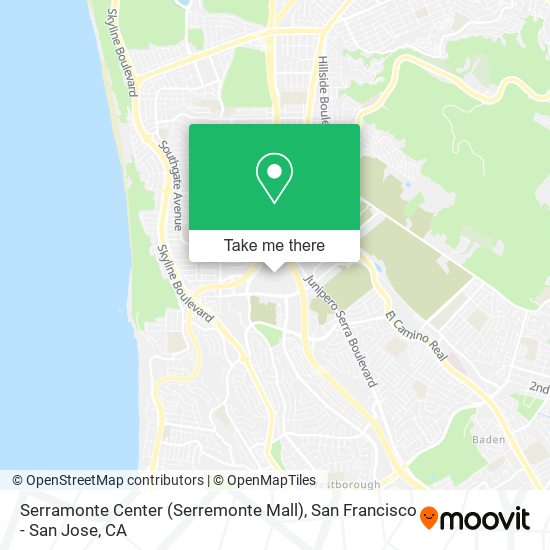 Mapa de Serramonte Center (Serremonte Mall)