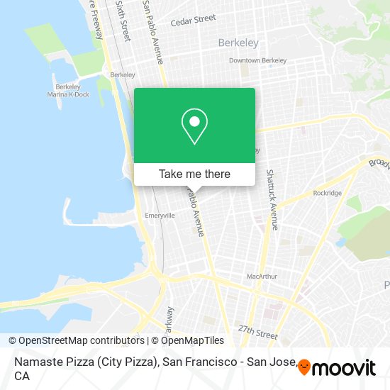 Mapa de Namaste Pizza (City Pizza)