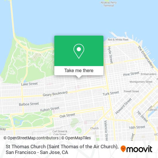 St Thomas Church (Saint Thomas of the Air Church) map