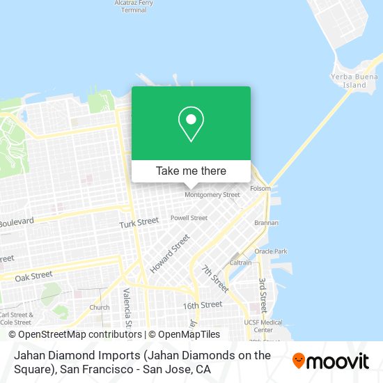 Mapa de Jahan Diamond Imports (Jahan Diamonds on the Square)
