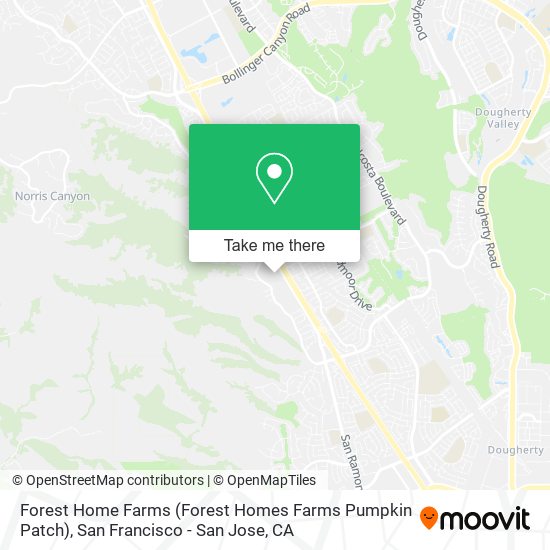 Mapa de Forest Home Farms (Forest Homes Farms Pumpkin Patch)