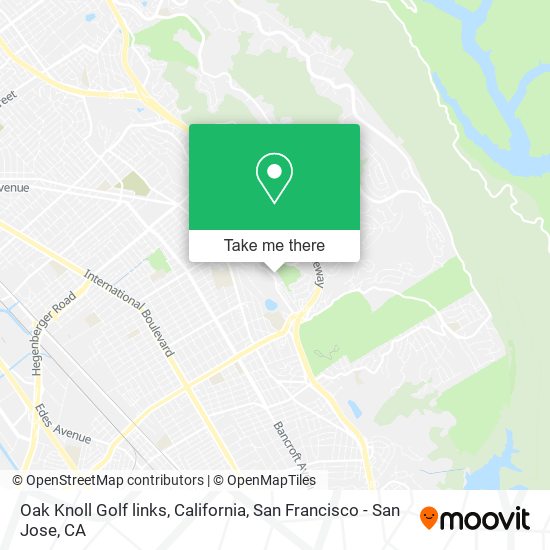 Oak Knoll Golf links, California map