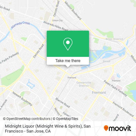 Mapa de Midnight Liquor (Midnight Wine & Spirits)