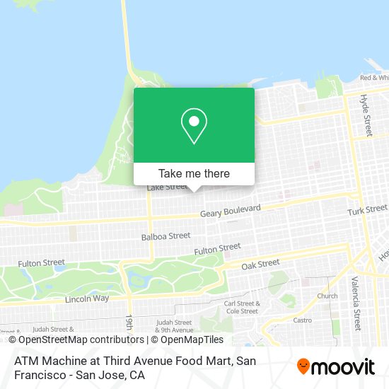 Mapa de ATM Machine at Third Avenue Food Mart