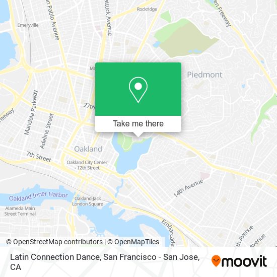 Mapa de Latin Connection Dance