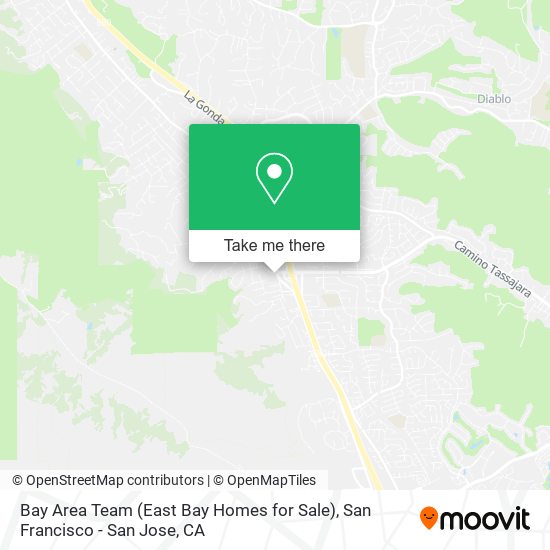 Bay Area Team (East Bay Homes for Sale) map