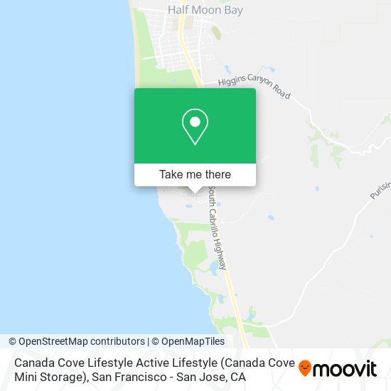 Mapa de Canada Cove Lifestyle Active Lifestyle (Canada Cove Mini Storage)