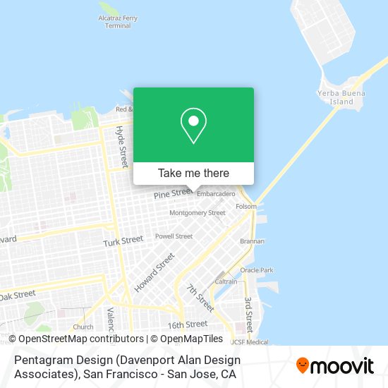 Mapa de Pentagram Design (Davenport Alan Design Associates)