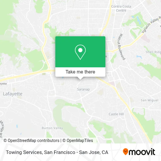 Towing Services map