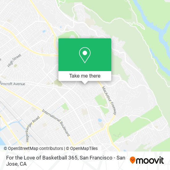 For the Love of Basketball 365 map